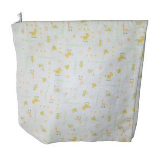 Gerber Horse Clown Rattle Giraffe Toys Lovey Receiving Baby Blanket 25" X 25"